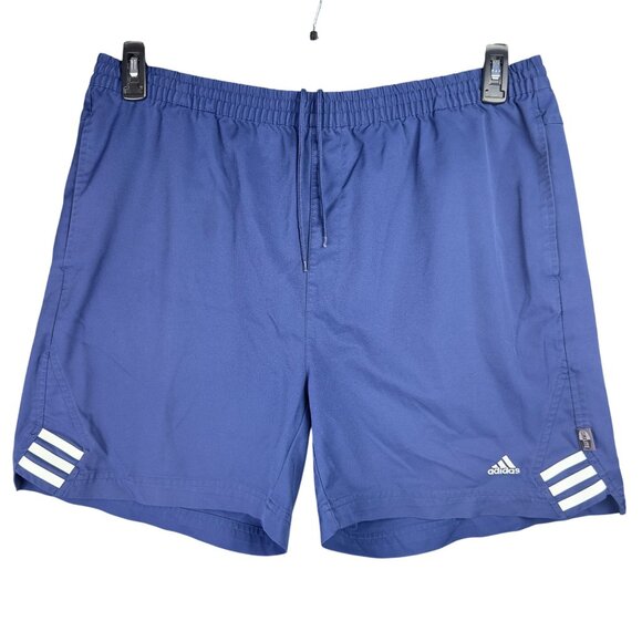 Vintage Adidas Climalite Athletic Shorts Mens Blue XL  AM1001 - Picture 1 of 9